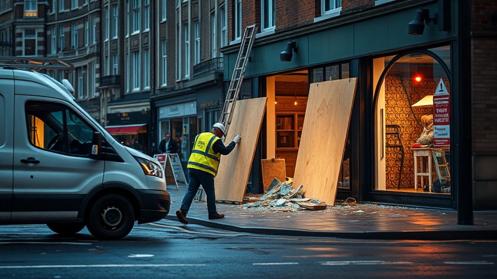Boarding Up Service Acton