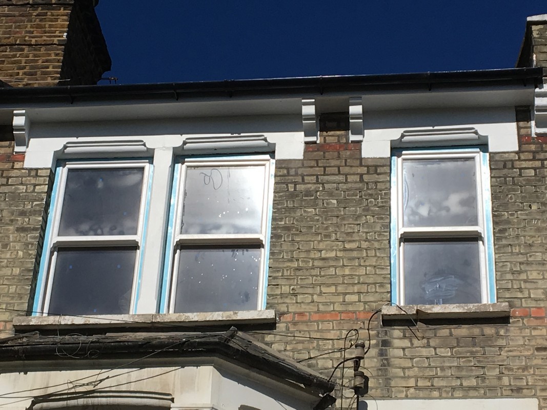 New uPVC sash windows fitted on Victorian terrace in Acton